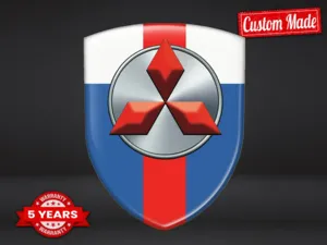 Mitsubishi Emblemas Auto Personalizados Pro Máximo Diseño Estilizado